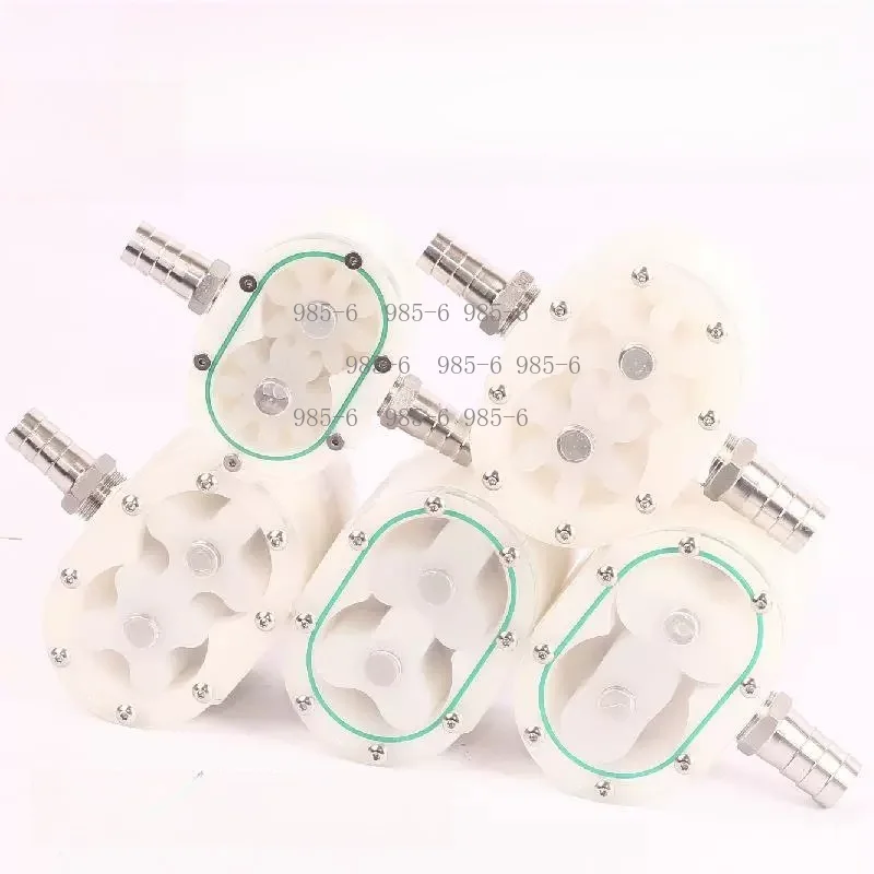 Food Grade All Plastic Gear Pump, High Viscosity Micro Conveyor Pump for Honey, Small Filling Machine Accessories