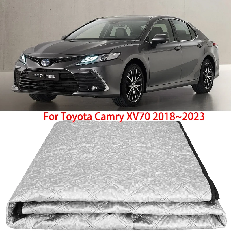 Car Snow Covers For Toyota Camry XV70 Daihatsu Altis 2018 2019 2020 2021 2022 2023 Sunshade Winter Protection Auto Accessories