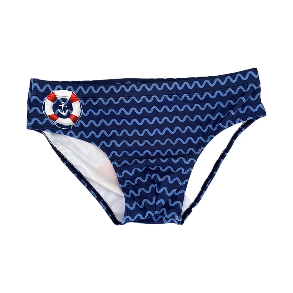 Swimming trunks men's low-rise hot spring swimsuit fashion close-fitting sports beach 10014
