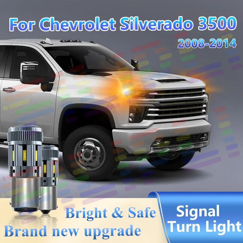 

Для Chevrolet-Silverado-3500 для 2008-2014 годов, 2 шт., светодиодные боковые зеркала, указатели поворота, мигалка 12 В, динамическая секция
