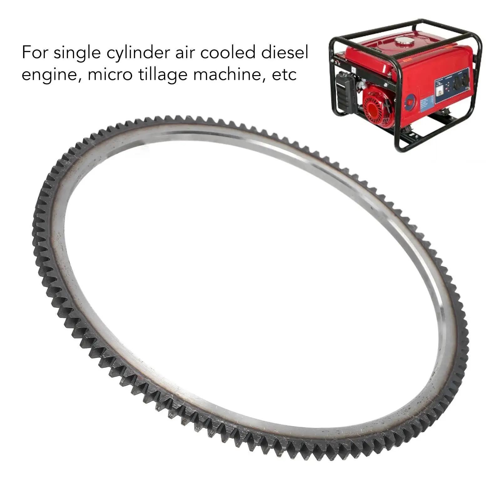 Flywheel Gear Engine Gear 110 Teeth Forged Steel Easy Installation for industrial Machinery