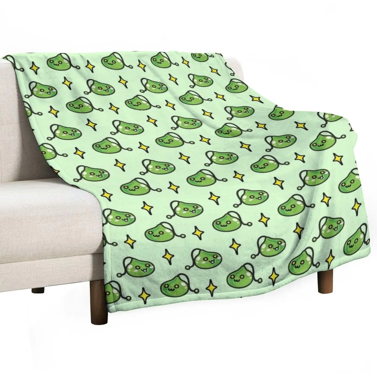 

Cute Maplestory Slime Throw Blanket Quilt Winter beds Designers Heavy Blankets