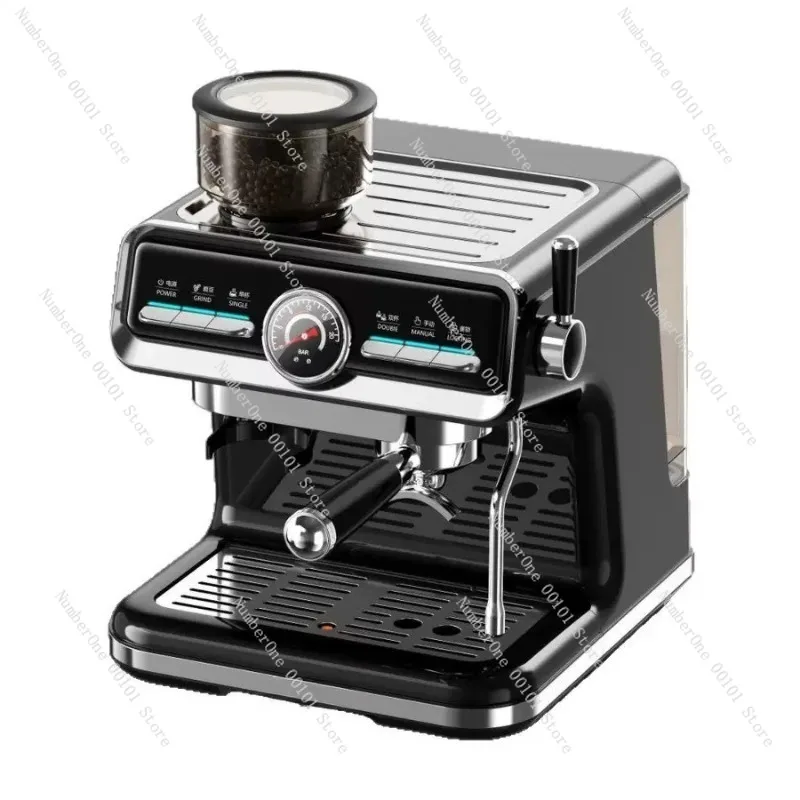 Semi-Automatic Espresso Coffee Machine for Home Use, 20Bar High Pressure Extraction with Milk Frother, Compact Countertop Coffee