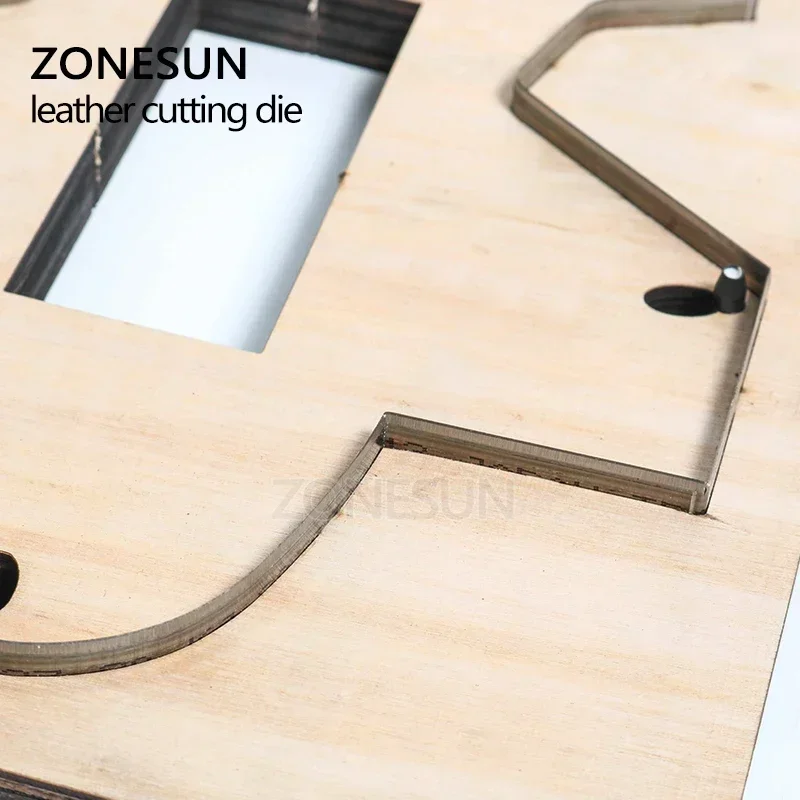 ZONESUN Z101 Customized leather die cutters  handicraft tool coin purse coin cutter mold DIY paper laser knife die
