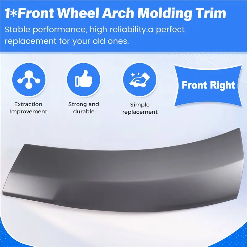 ac29-Wheel Arch Molding Trim Front Left Side 8R0853727B1QP For Audi Q5 2012-2017 Wheel Arch Widening Decorative Strip