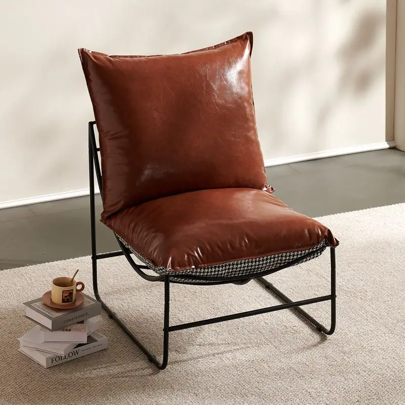 Nordic leisure single chair small apartment bedroom comfortable lazy sofa living room möbeln wohnzimmer living room furniture