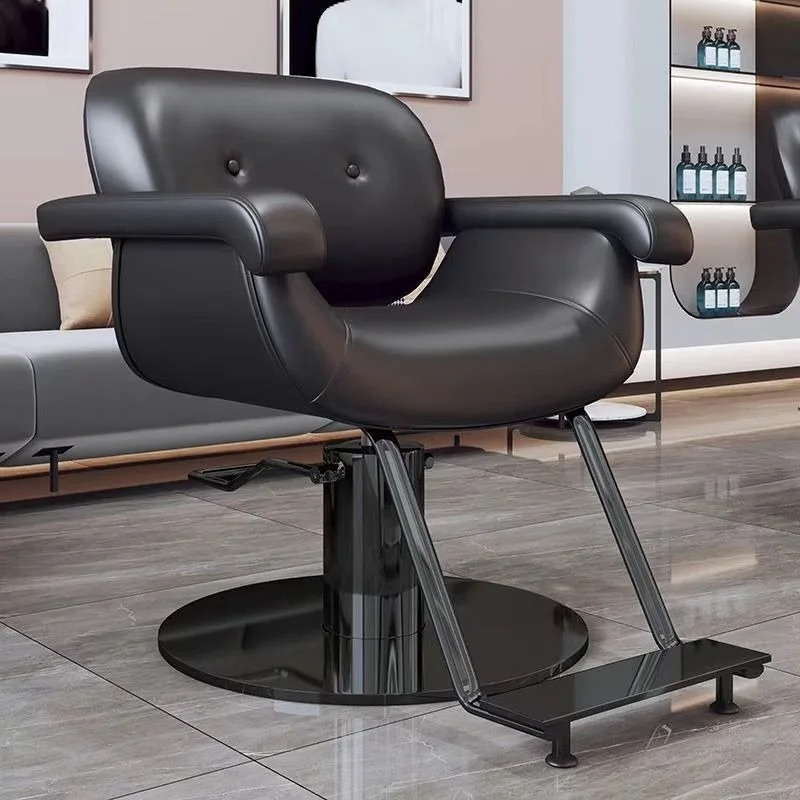 Floor Elegant Barber Chair Comfortable Mat Organizer Modern Barber Chair Design Ergonomic Kappers Stoel Nail Salon Furniture