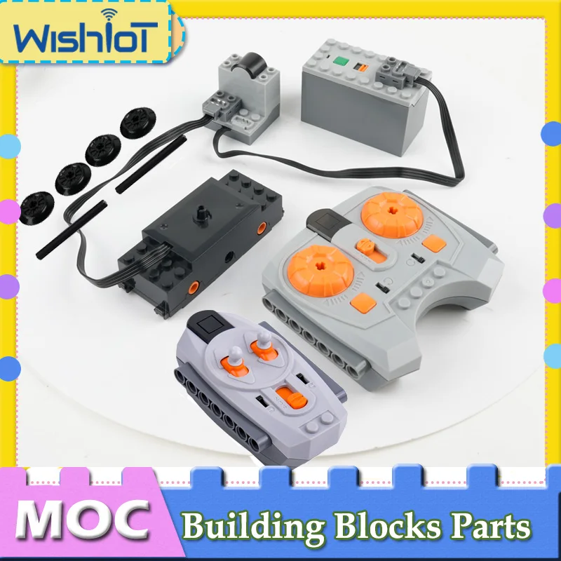 

Технологические детали, двигатель железнодорожного трека, комплект блоков MOC, силовые функции с инфракрасной скоростью, приемник дистанционного управления, кирпичи, игрушки «сделай сам»