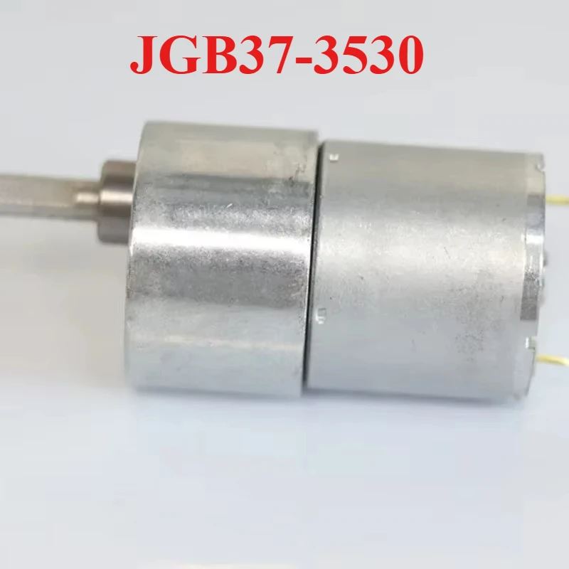 

JGB37-3530 miniature DC deceleration motor 7-600 rpm speed regulating motor 12v24v all-metal gear 37mm high torque motor.