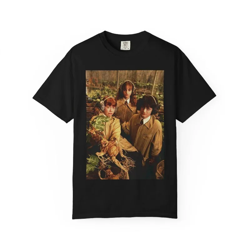 Harry Potter - Harry Hermione Ron T-shirt All Season Pure Cotton Casual Fashion Suitable for Both Men and Women