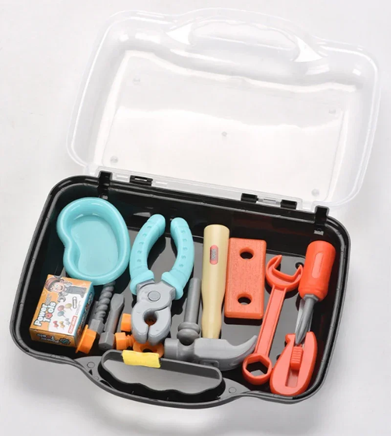 Kit d'Outils de Réparation pour Enfant, Simulation de Maison de Jeu, avec Tournevis, Cadeau de ixd'Anniversaire, 15 Pièces