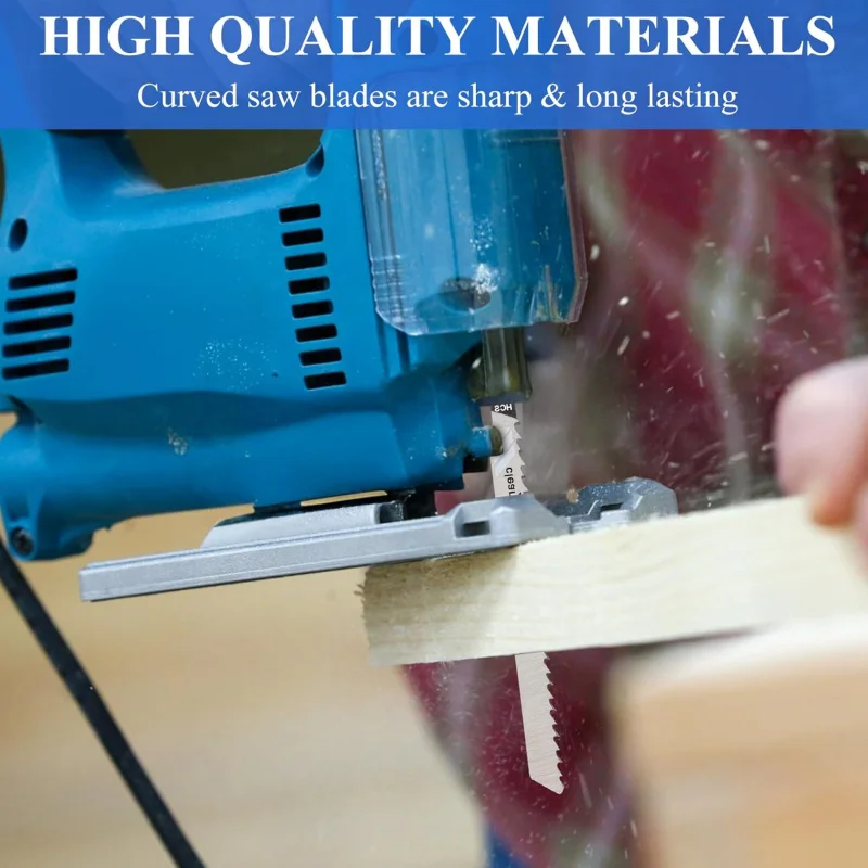 شفرات الصور المقطوعة، 10 قطع، متنوعة من الخشب على شكل حرف T، قطع المعادن والبلاستيك