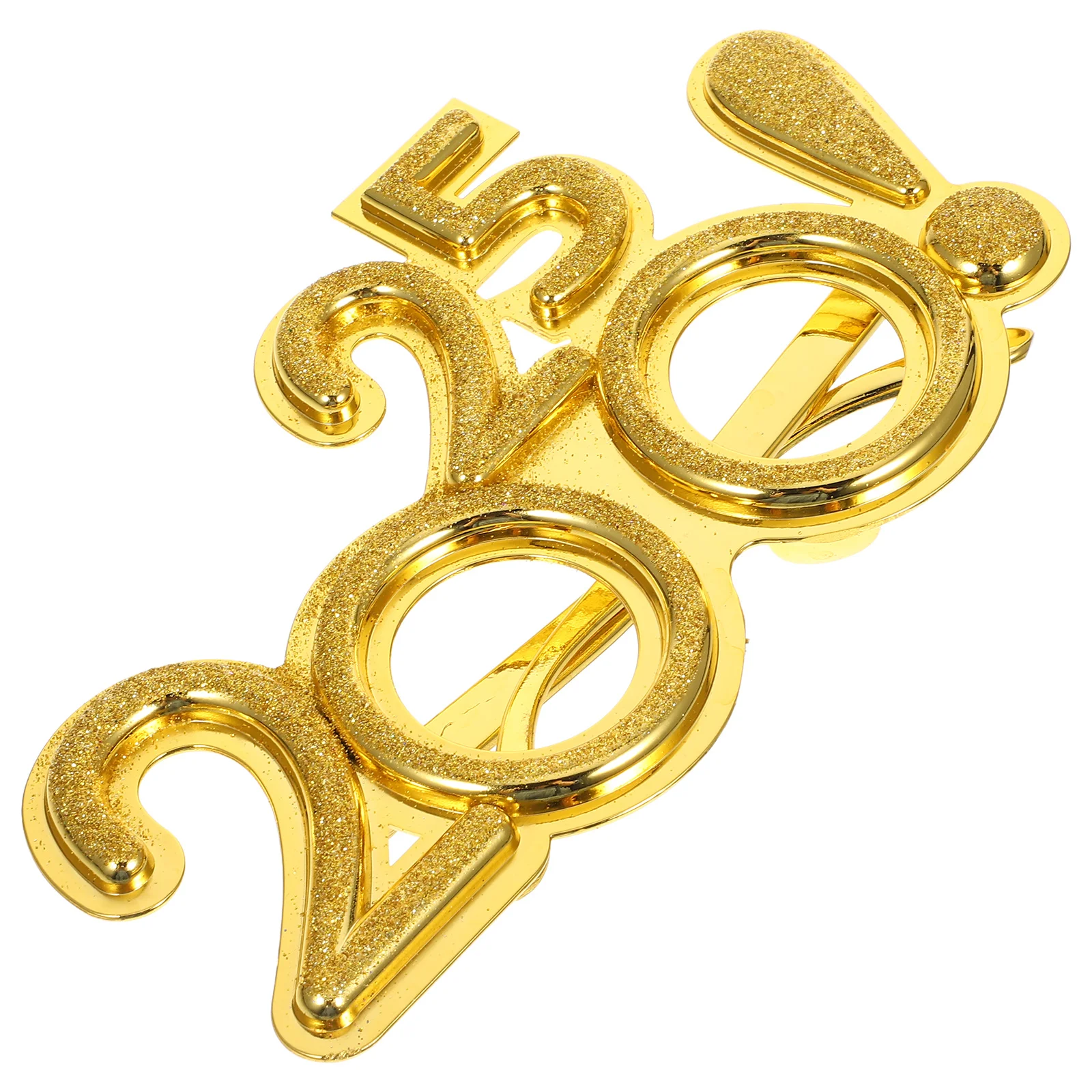 1 قطعة 1 زوج 2025 السنة الجديدة نظارات الحفلات مضحك نظارات البلاستيك عدد تصميم صور الدعائم لوازم الحفلات ديكور الإكسسوارات