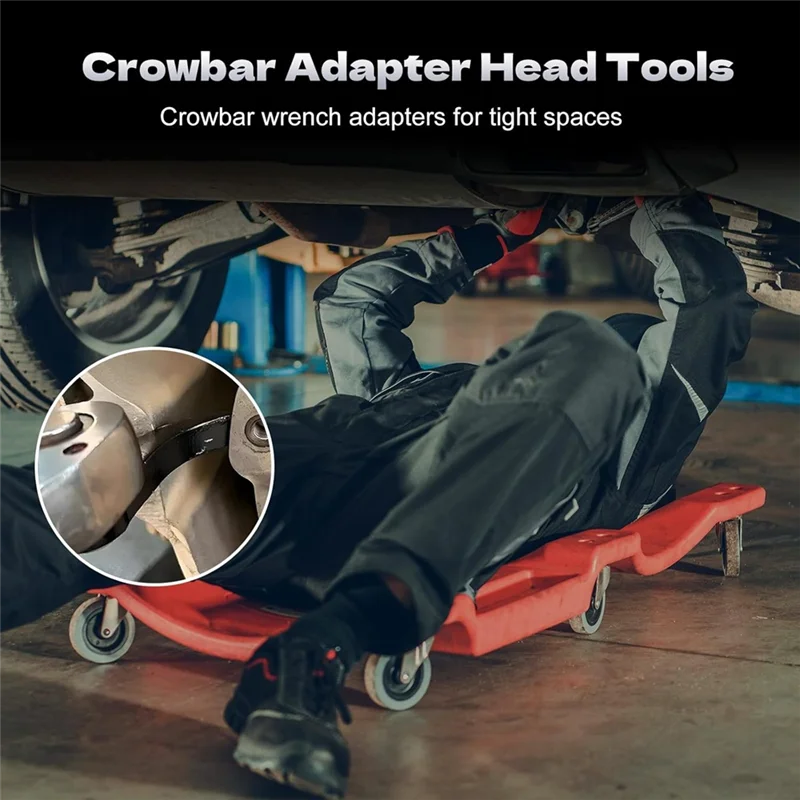 

A02F-Pry Bar Wrench Adaptor Half Shaft Removal Car Repairing Tools With Extension Bar For Tight Spaces