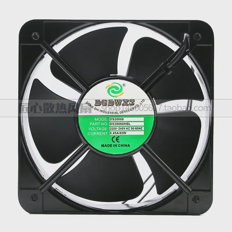 Genuine DGDWXS DS20060HBL Cabinet Cooling Fan for 220VAC 0.45A 65W 20060