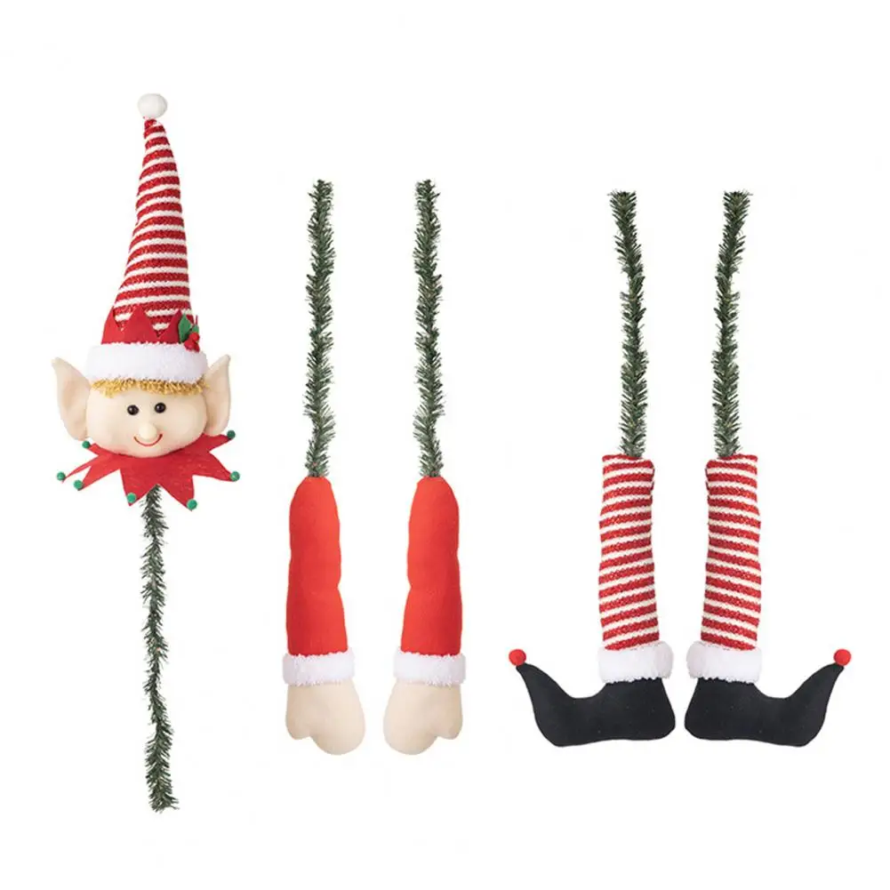 

Christmas Tree Doll Ornaments Christmas Doll Decorations Plush Santa Claus Christmas Tree Topper Doll with for Holiday for Home