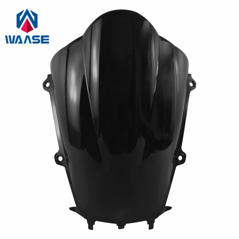 

waase For Yamaha YZF R9 2025 2026 Windscreen Windshield Wind Deflector Shield Screen Visor Glass Black