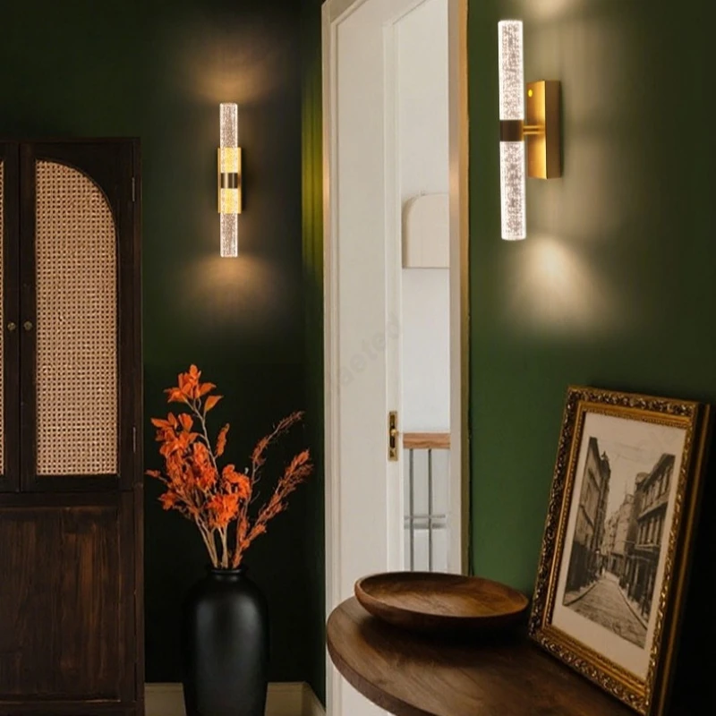 New LED Rechargeable Wall Lamp Remote Control Style Rotatable Living Room Corridor Bedroom Bedside Lighting