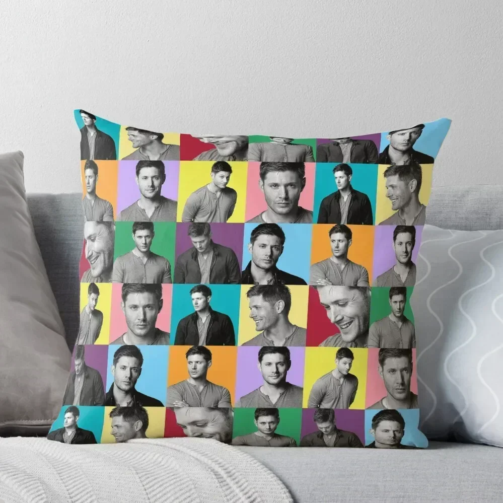 Jensen Ackles Pop Art Throw Pillow Sitting Cushion Anime Custom Cushion Photo Decorative Cushion Cover pillow