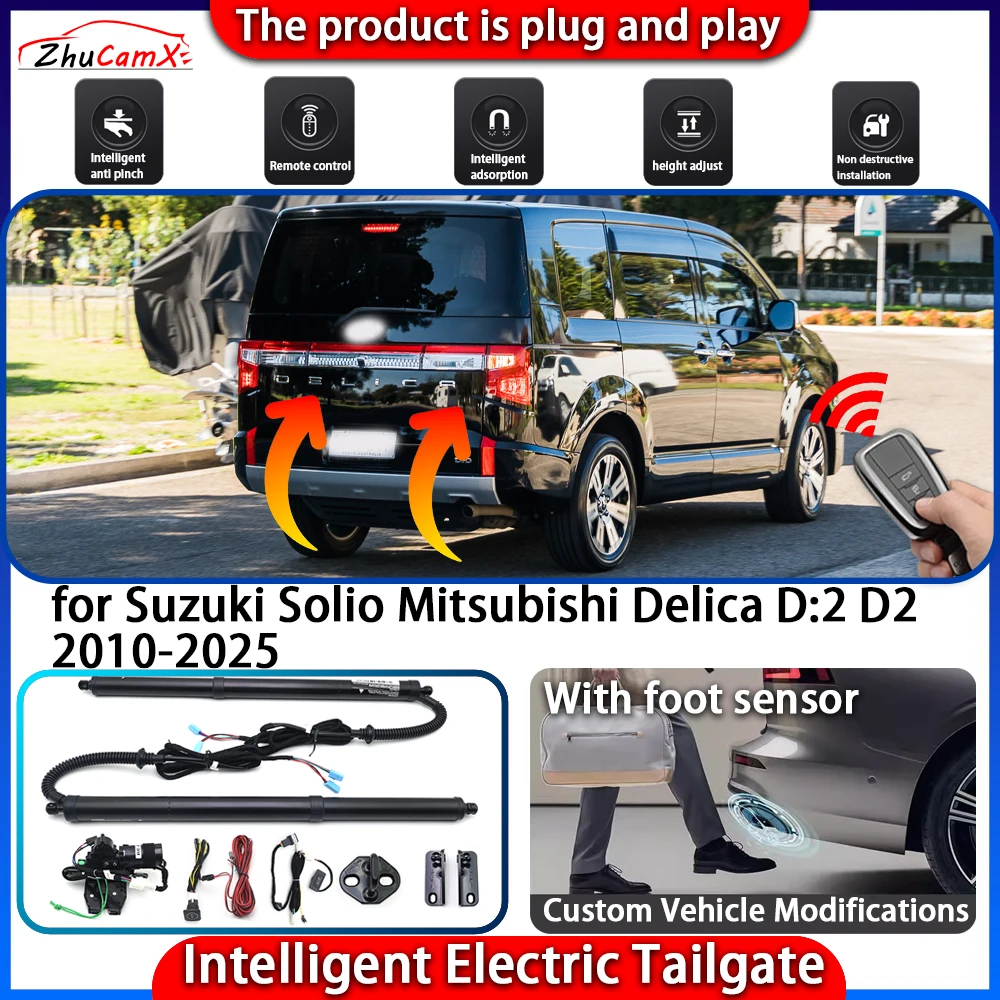 

Smart Powered Tailgate System for Suzuki Solio Mitsubishi Delica D:2 D2 2010-2025 Automatic Intelligent Trunk Lift Control Kit