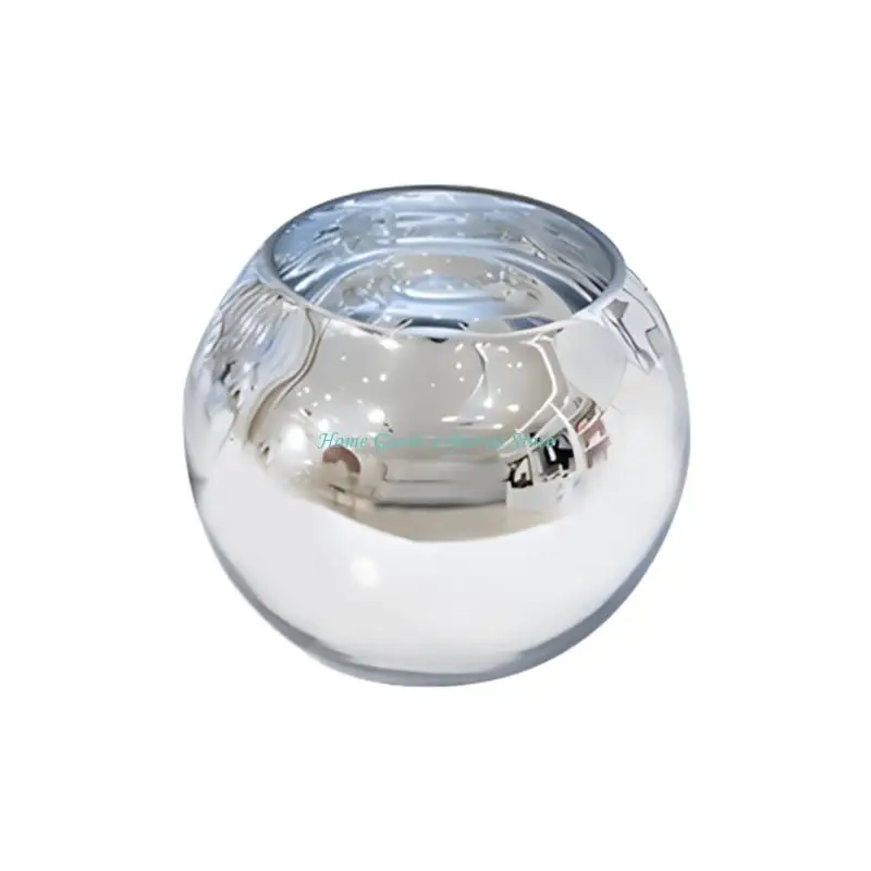 E74E Unique Handmade Glass Container With Arched Reflection Function For Professional Environment And Event deck