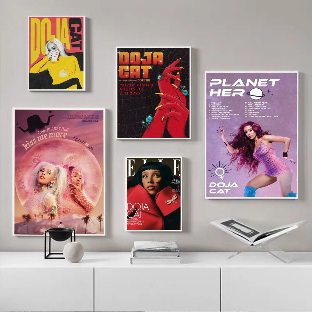 Newly Pop Rapper Doja Cat Single Good Quality Prints And Posters HD Quality Poster Wall Art Painting Study Home Decor