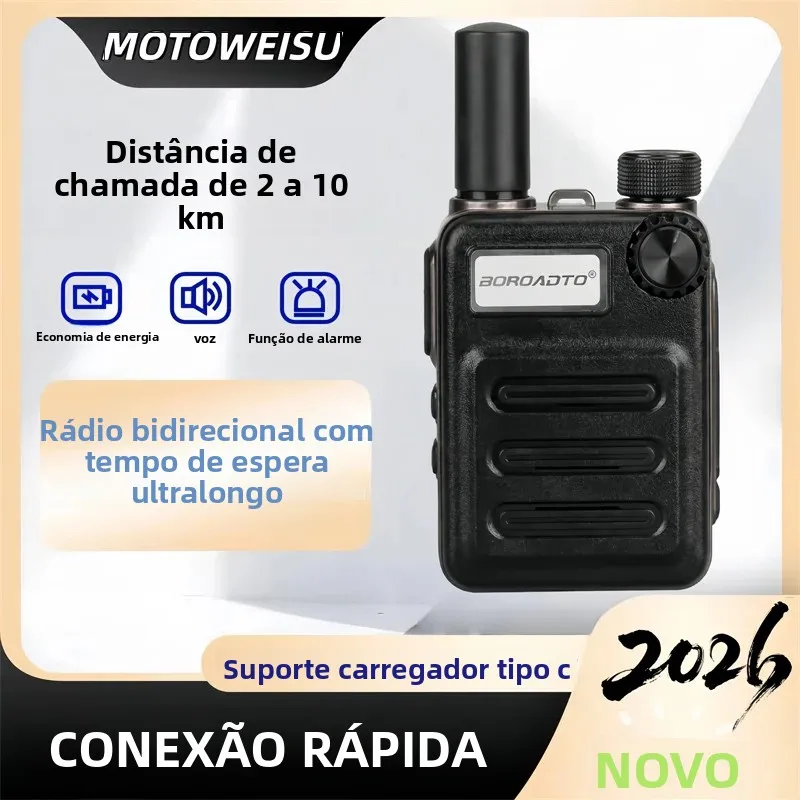 ポータブルスリム2個ミニトランシーバー充電式pmr-uhf長距離双方向無線機（ホテル、レストラン、狩猟、ブティックストア向け）