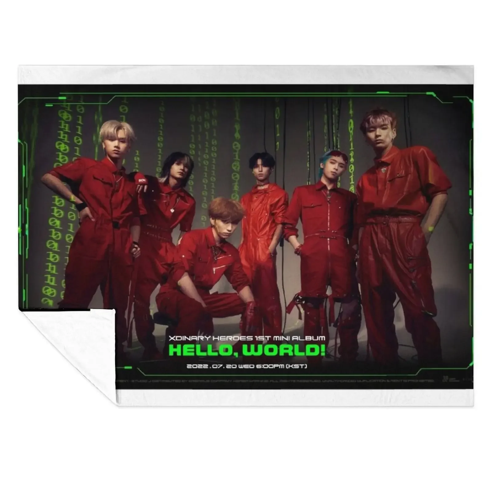 

Xdinary Heroes - Hello, World! Throw Blanket For Sofa Thin Quilt Comforter funny gift Blankets