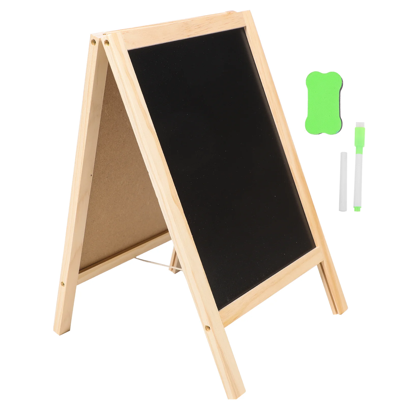 

Magnetic Double-sided Blackboard Chalkboard Rectangular Hanging Blackboard Party Table Number Place Tag Message Board Signs Memo