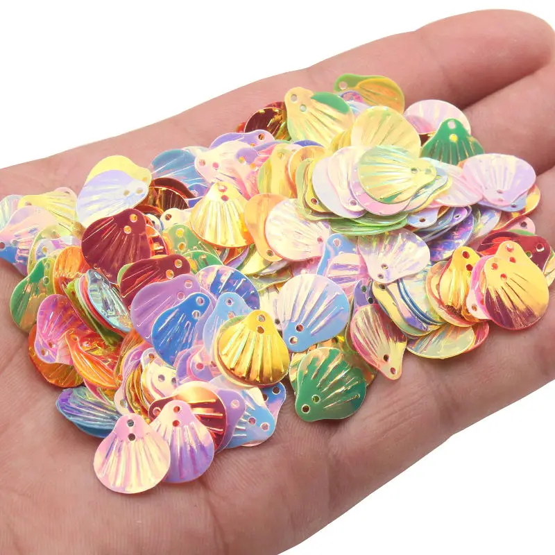 150-900Pcs Glitter Shell PVC Loose Sequins Paillette Sewing Craft For Wedding Decoration Garment Dress Shoe Caps DIY Accessory