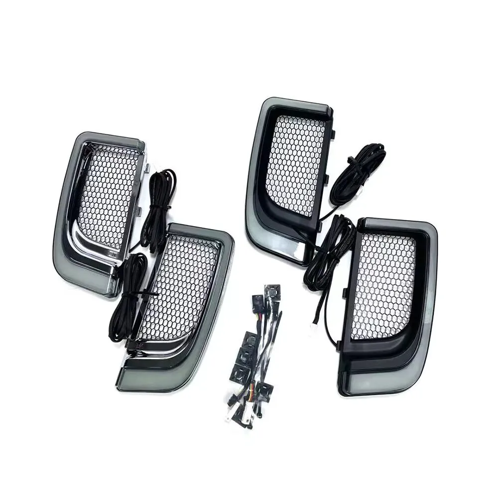 Motorcycle Fairing Lower Grills LED Running Light/Turn Signal For Harley Davidson Touring and Trike Model 2014-2020