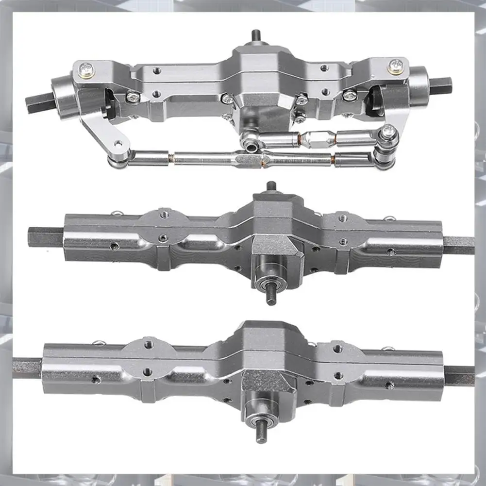A84F-1 セットアップグレードフロント/リア/ブリッジアクスルパーツセットトラック RC カーパーツ & 1 セットアップグレード耐衝撃ホイールハブリム