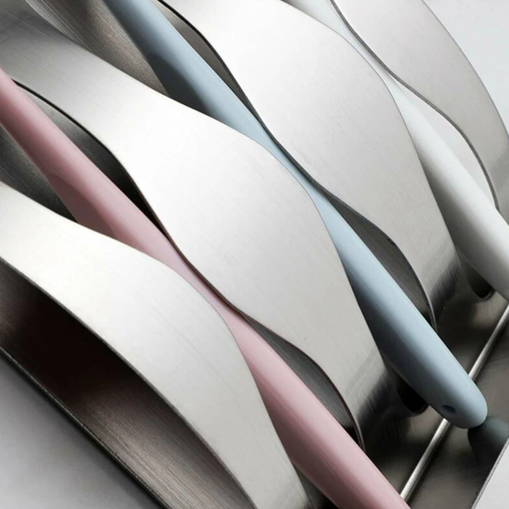 Box Holder Wall Toothbrush Holder Stainless Steel Wall Mounted No Drilling Two/ Three Hole Holder High Quality