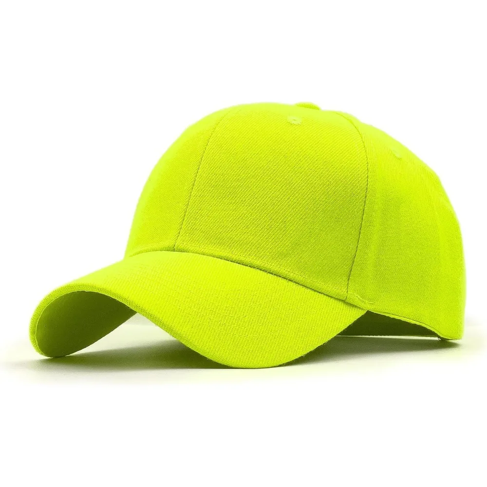 

Structured Baseball Cap with Adjustable Closure - Performance Hat for Outdoor Activities and Custom Embroidery