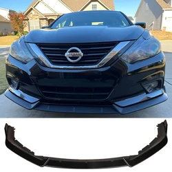 Gloss Black Car Front Bumper Splitter Lip Diffuser Body Kit Spoiler Guard For Nissan Altima Sedan 4DR 2016 2017 2018