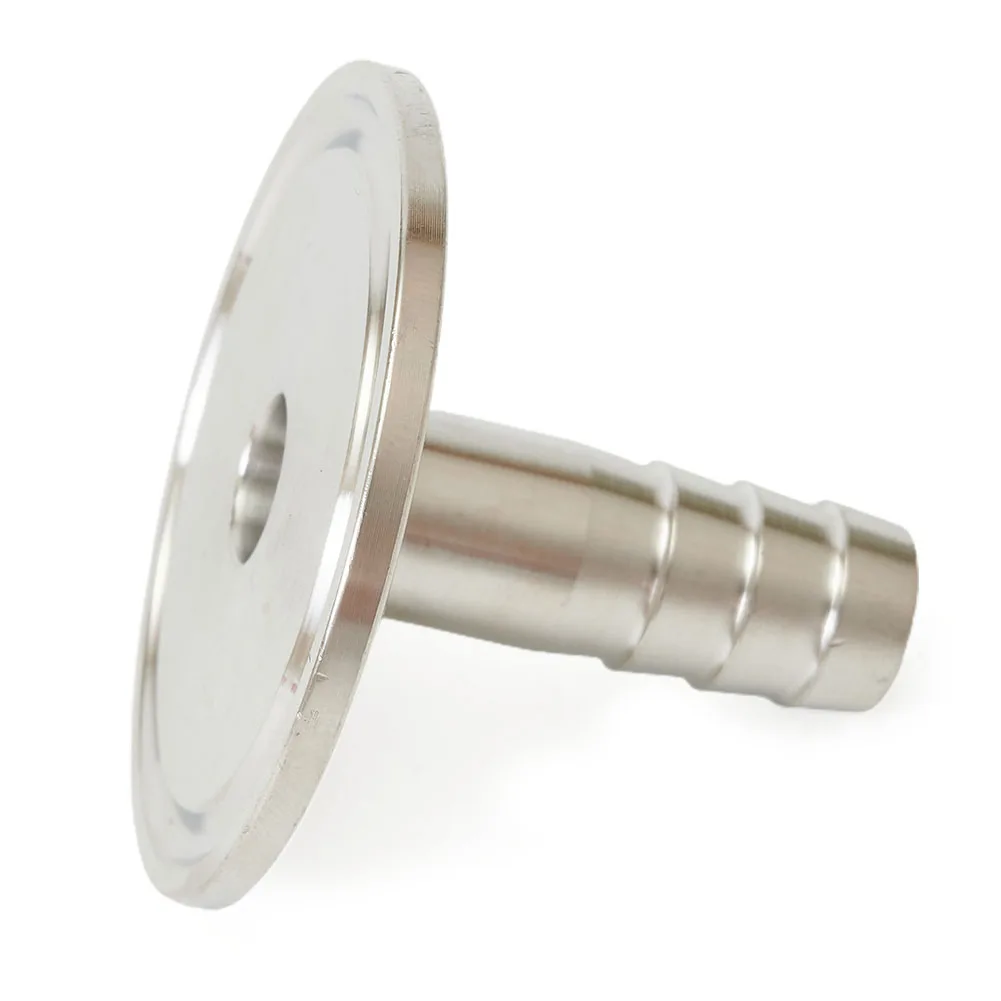 Efficient Stainless Steel Connector Ferrule for Reliable Connection between 1 5'' Tri Clamp and 12'' Hose Barb