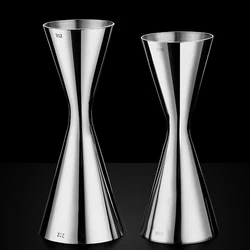 30/45ml Jigger for Bartender Stainless Steel Cocktail Jigger with Measurements Double-Headed 1/2oz for Home Bar Party Club Tool