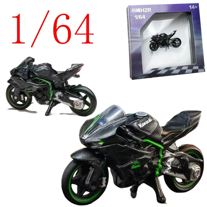 

ChiYu Model Diecast 1/64 Scale Kawasaki Alloy Model Cars Kawasaki H2R Motorcycle Play Vehicles Toys for Boys Gift Original Box