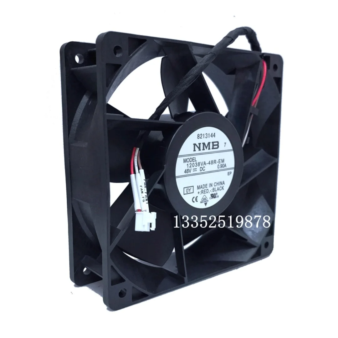 NMB 12038VA-48R-EM DC 48V 0.90A 120x120x38mm 4-Wire Server Cooling Fan