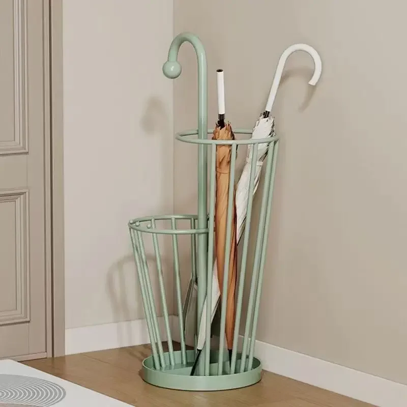 Umbrella Storage Rack Large Capacity Commercial Iron Umbrella Bucket