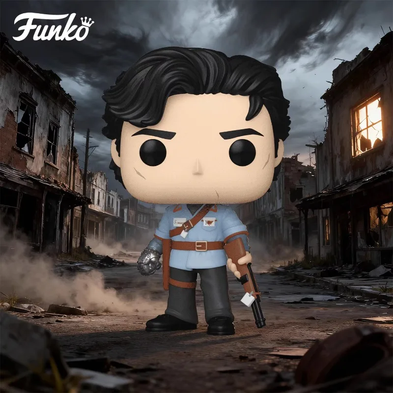 

Genuine Edition FUNKO POP《Evil Dead Season 2 -Ash with A Shotgun》Action Desktop Decoration Ornament Model Toys Collectible Model