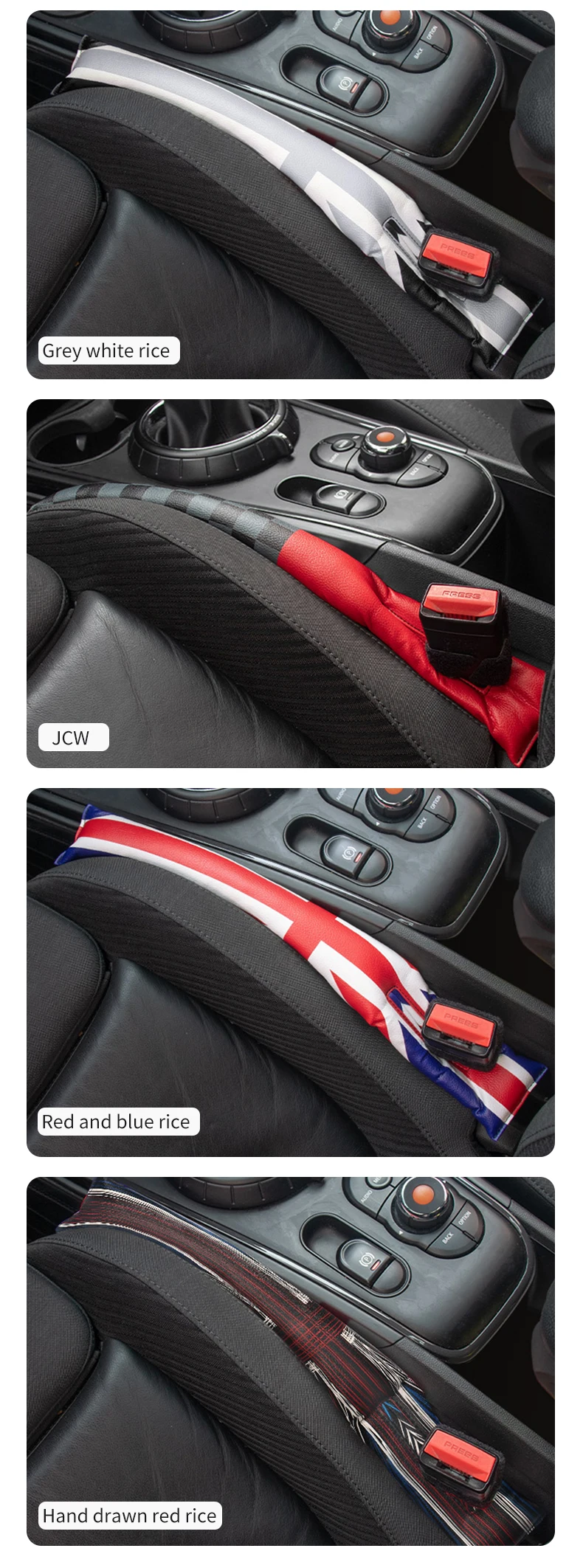 Auto Sitz Lücke Füllstoff Leder Weiche Seite Naht Stecker Für Mini Cooper F56 F60 F55 F54 R56 R55 R60 R61 F65 F66 Allgemeine Auto Zubehör – Detail 13