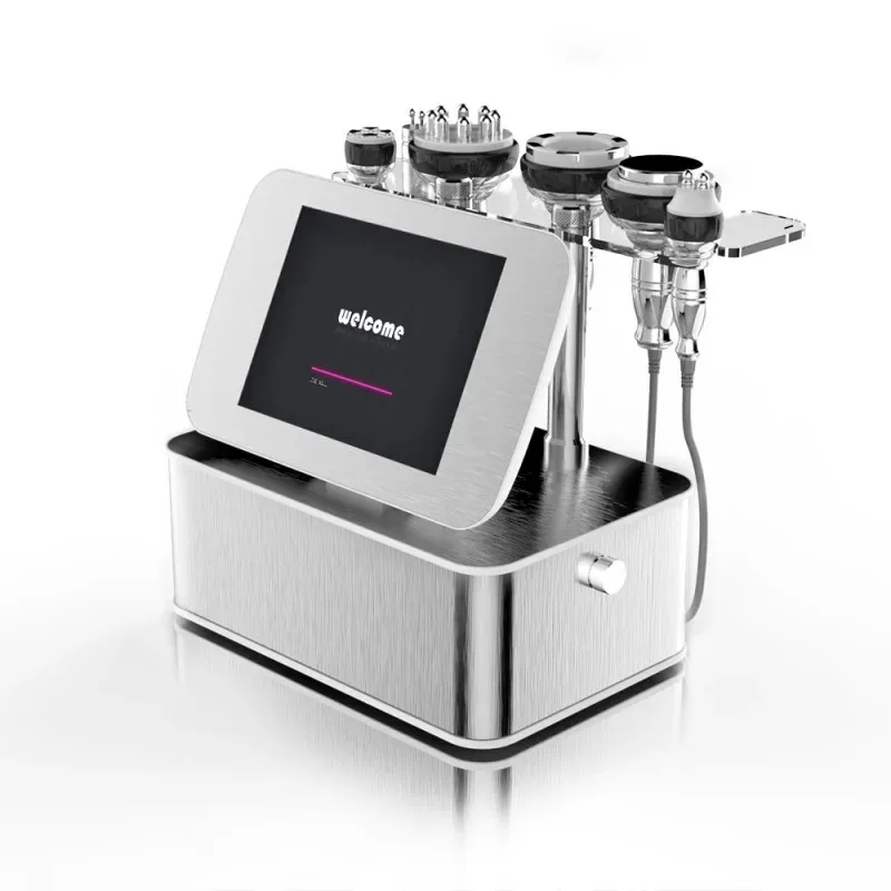 6-in-1 Ultrasonic Cavitation RF Vacuum Weight Loss Machine Bio Microcurrent Anti-Aging Body & Face Slimming Device