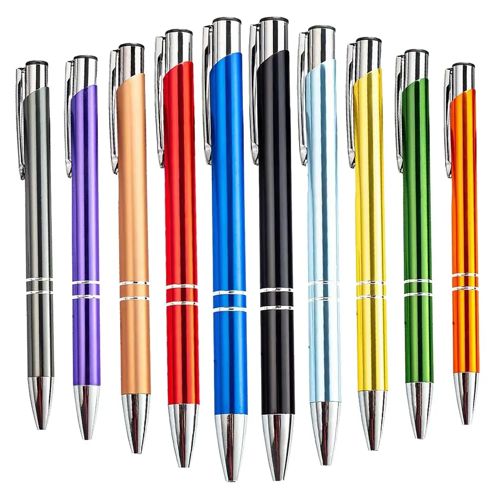 75Pcs Wholesale Light Touch Screen Pens Office School Advertising Pens Business Advertising Gift Pens Light Metal Ballpoint Pens