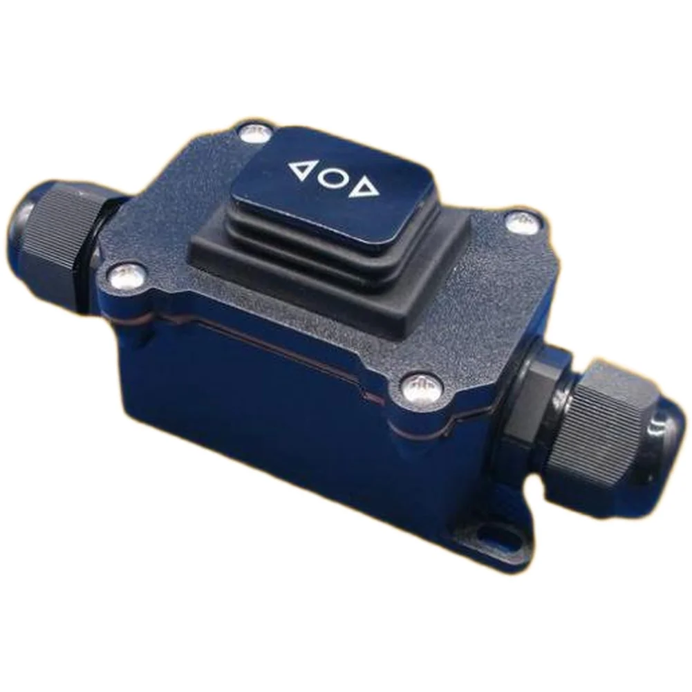 30A 250V Waterproof 3 Position 6 Pin Boat Switch Bilateral Self Resetting for Marine Electrical System Use and Motor Control
