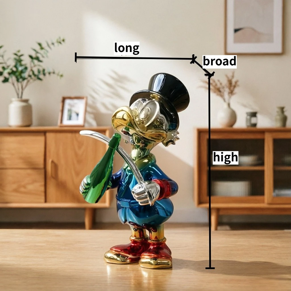 Eenden ornamenten, licht luxe hoogwaardige woonaccessoires, woondecoraties, sculptuurgeschenken - afbeelding 1