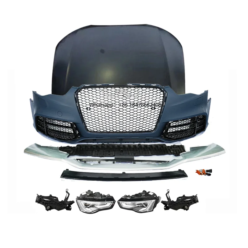 

Hot Sale Auto Parts A5 S5 B8 Upgrade RS5 B8.5 Style Body Kit Front Bumper for A5 S5 B8.5 2012 2013 2014 2015 2016