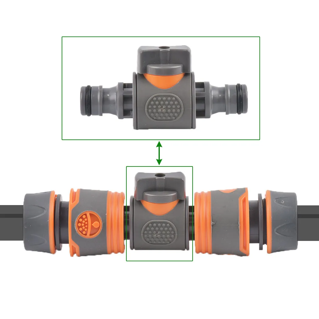 Conector rápido para manguera de jardín, acoplador de pistola de agua para grifo de jardín, accesorio de tubería de riego, 1/2, 3/4 y 1 pulgada