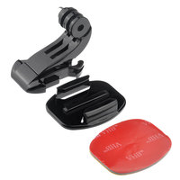 J Hook Buckle Holder Flat Surface Base Mount Adapter Adhesive Sticker For GoPro Hero 13 12 11 10 8 7 5 Yi Camera Kit Accessories