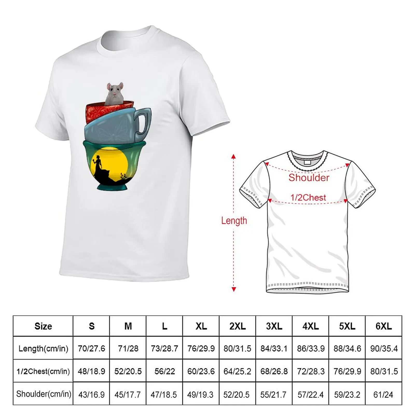 Tress of the emerald sea cups T-Shirt hippie clothes cute tops Men's t-shirt